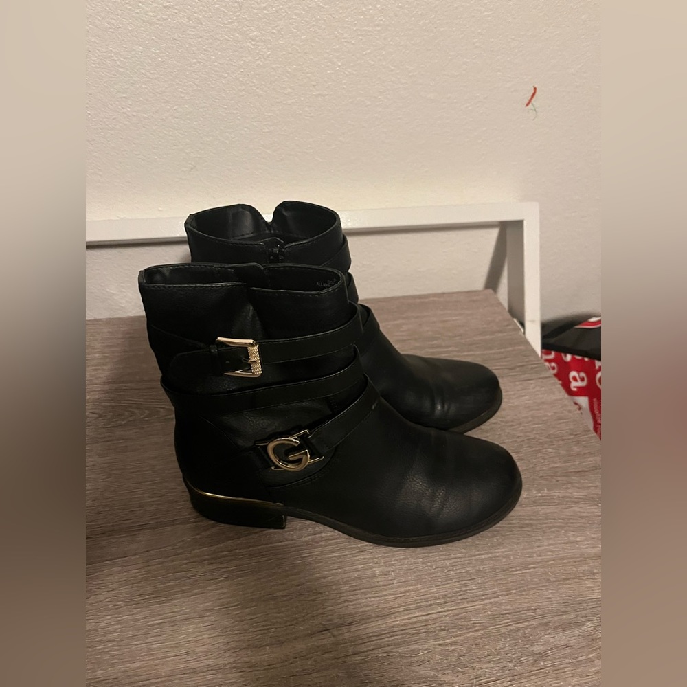 Black size 8 1/2 boots - Picture 3 of 8